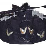 Papillon d'amour - Wildleder in Nachtblau -
Innen: AlcantaraArt Grau -
Applikation: Schmetterling Motive mit
SWAROVSKI ELEMENTS